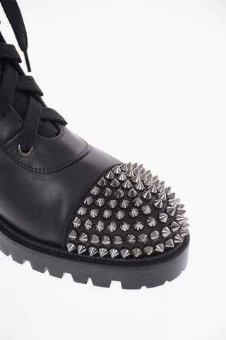 Anfibi in pelle con Borchie