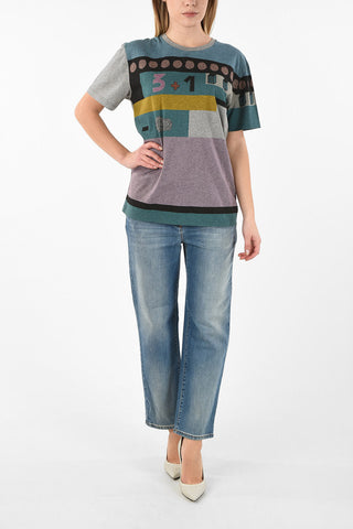 T-Shirt COUNTING PRINT in Cotone 