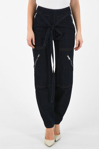 Jeans Utility con Zip Frontali