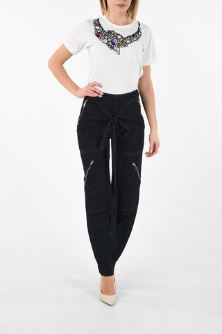 Jeans Utility con Zip Frontali