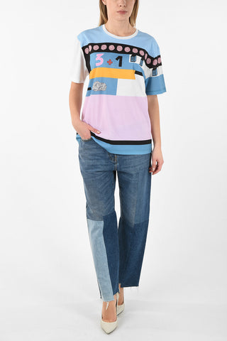 T-Shirt COUNTING PRINT in Cotone 