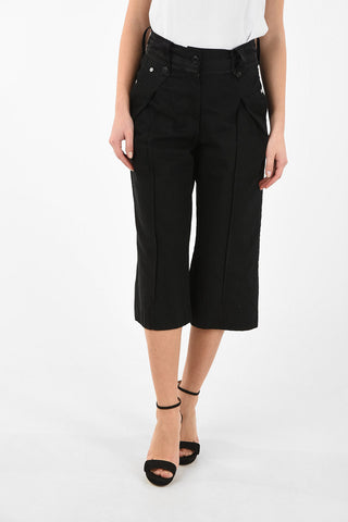Jeans Crop a Doppia Pince