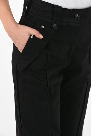 Jeans Crop a Doppia Pince
