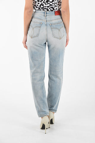 Jeans a Vita Alta TARA 80’s TAPERED Lavaggio Chiaro