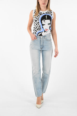 Jeans a Vita Alta TARA 80’s TAPERED Lavaggio Chiaro