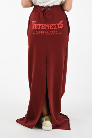 Sweat PARKING TOUR Longline Skirt