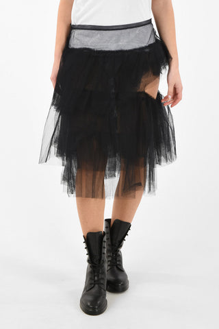 Tulle Ruffled Skirt