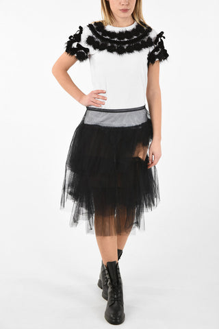 Tulle Ruffled Skirt