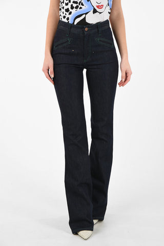 High-rise EDIE bootcut jeans