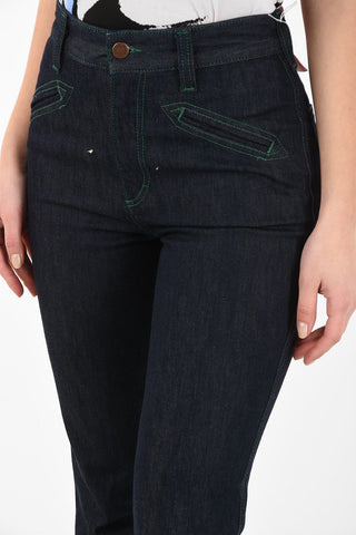 High-rise EDIE bootcut jeans