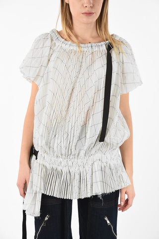 Asymmetrical Ruffled Blouse