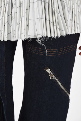 Asymmetrical Ruffled Blouse