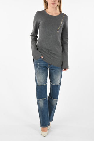 Maglia con Dettaglio Cut Out