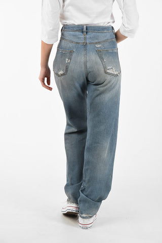 Distressed BOYFRIEND PATCH Jeans