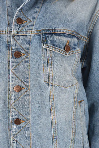 Denim NICO Jacket with Embroidered Logo