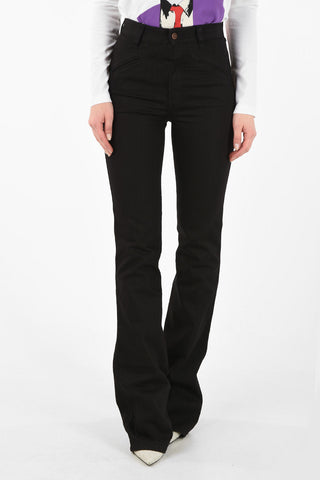 High-rise EDIE bootcut jeans