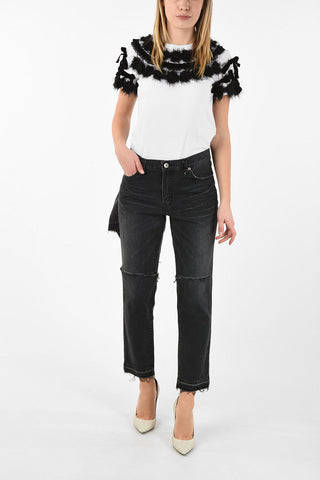Distressed Slim Fit Jeans