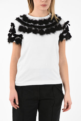TRICOT Crewneck T-shirt with Applications