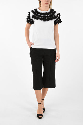 TRICOT Crewneck T-shirt with Applications