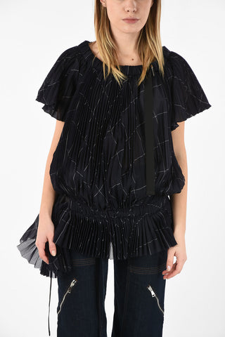 Asymmetrical Ruffled Blouse 
