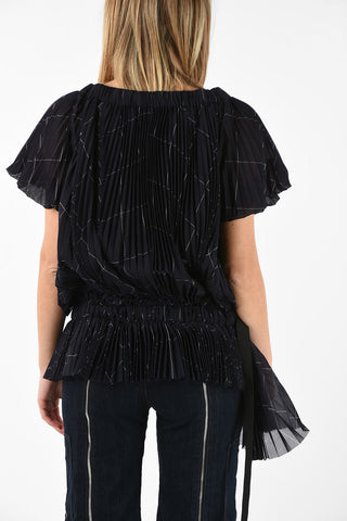 Asymmetrical Ruffled Blouse 