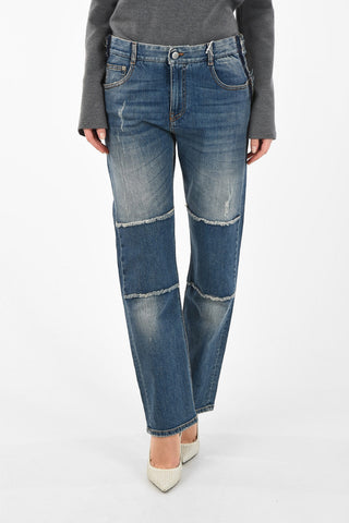 Ripped Tapered Fit Jeans