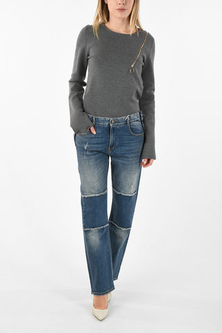 Ripped Tapered Fit Jeans