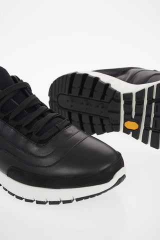 Mesh Leather Details URBAN Low-Top Sneakers