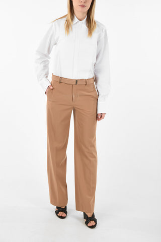 Pantalone Wide Leg in Lana