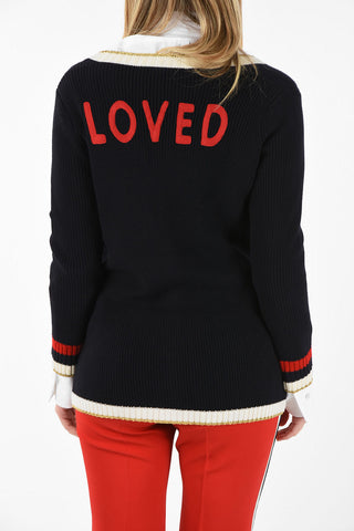 Cardigan with Pearl Buttons