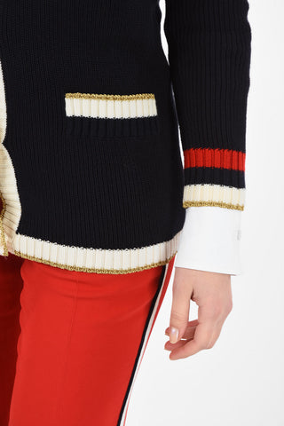 Cardigan with Pearl Buttons