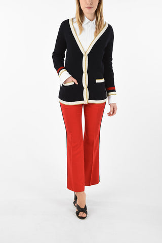 Cardigan with Pearl Buttons