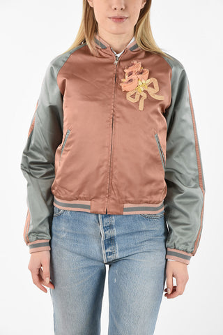 Bomber with Embroiderd Pearl and Sequins
