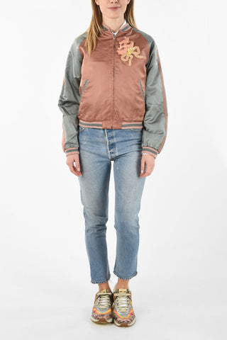 Bomber with Embroiderd Pearl and Sequins