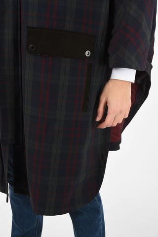 CC COLLECTION O.WEAR tartan snap button  MELANIE Cape