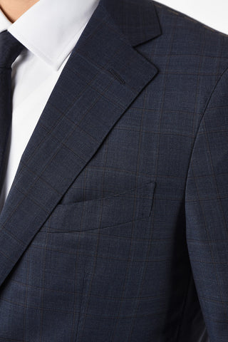 side vents plaid drop 7R 2-button SARTORIA suit