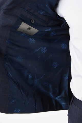 side vents plaid drop 7R 2-button SARTORIA suit