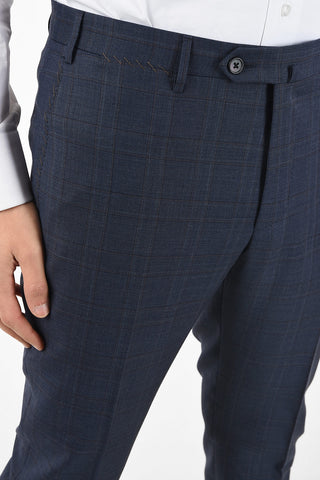 side vents plaid drop 7R 2-button SARTORIA suit