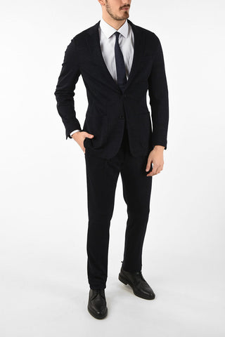 notch lapel belt loops drop 7R 2-button suit