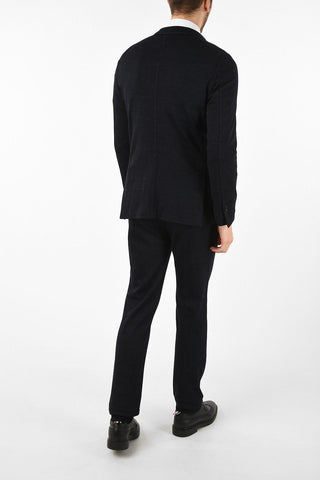 notch lapel belt loops drop 7R 2-button suit
