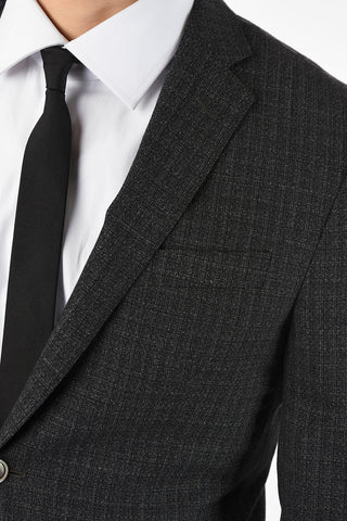 side vents notch lapel check drop 7R 2-button ACADEMY SOFT suit