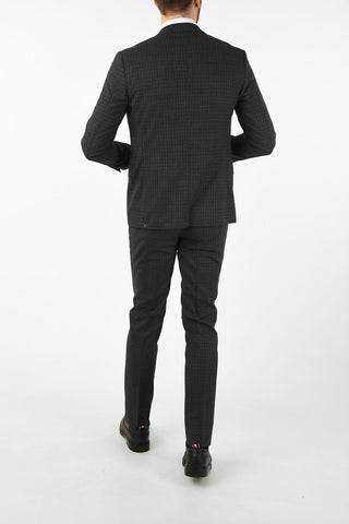 side vents notch lapel check drop 7R 2-button ACADEMY SOFT suit