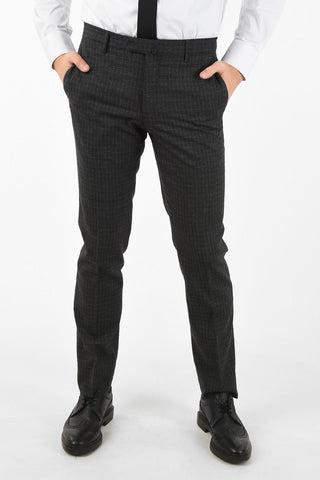 side vents notch lapel check drop 7R 2-button ACADEMY SOFT suit
