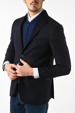 ID drop 7R side vents zipped IDENTITY blazer