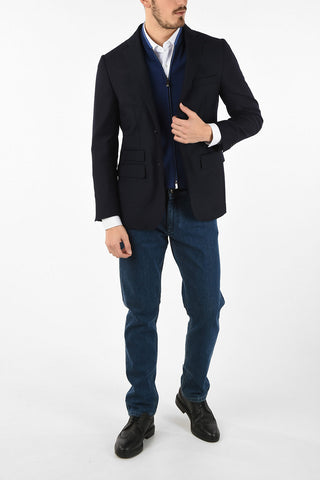 ID drop 7R side vents zipped IDENTITY blazer