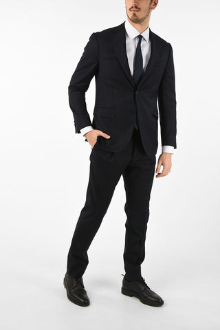 notch lapel belt loops drop 7R 3-button ACADEMY suit