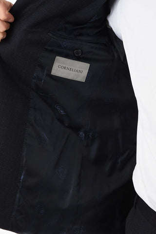 notch lapel belt loops drop 7R 3-button ACADEMY suit