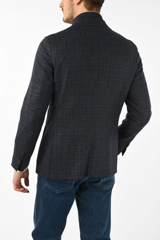 ID blazer IDENTITY tartan in lana vergine
