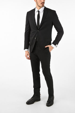 side vents notch lapel belt loops drop 8R 2-button ACADEMYsuit