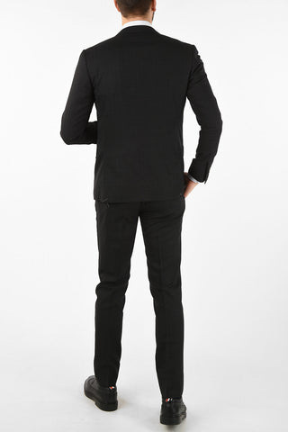 side vents notch lapel belt loops drop 8R 2-button ACADEMYsuit